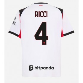 AC Milan Samuele Ricci #4 Borta Kläder 2025-26 Kortärmad